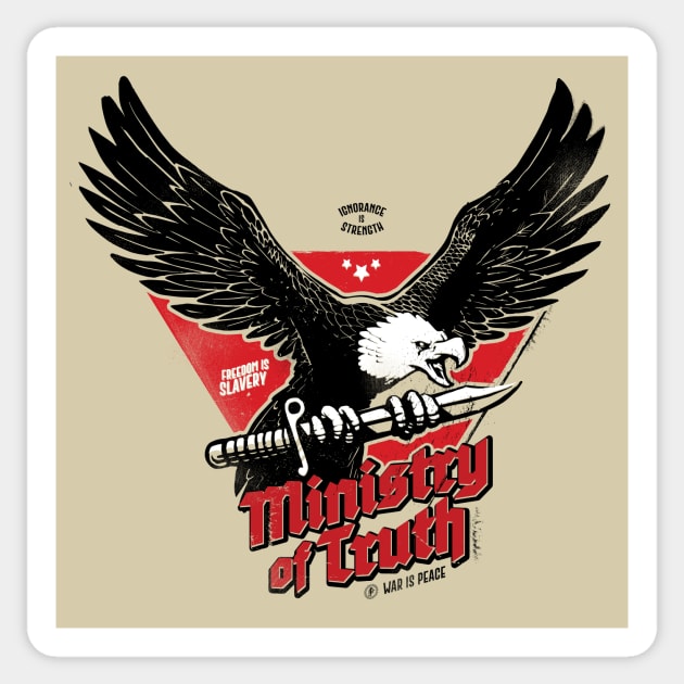 Ministry of Truth Sticker by department